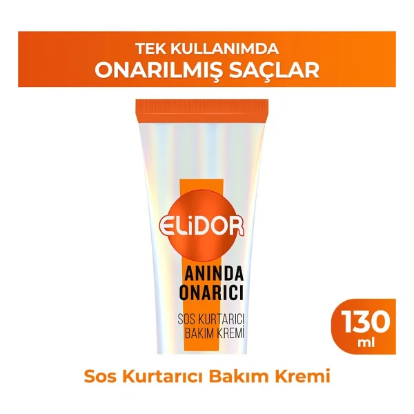 Elidor Anında Onarıcı SOS Kurtarıcı 130 ml Saç Kremi - Görsel 2