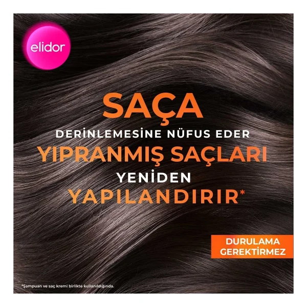 Elidor Anında Onarıcı SOS Kurtarıcı 130 ml Saç Kremi - Görsel 6