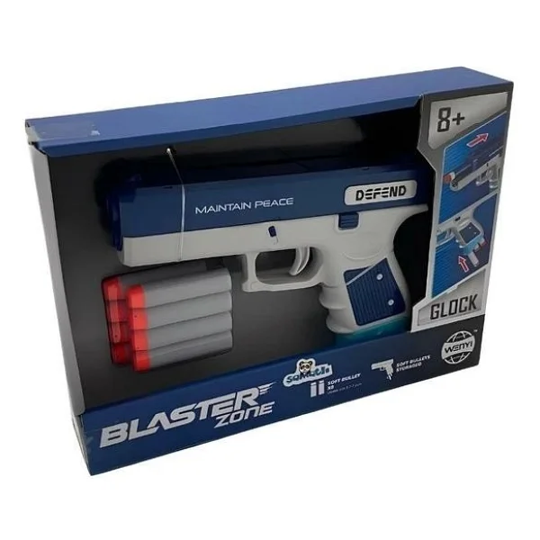 Samatlı WY2105B Blaster Zone Glock Sünger Tabancası 8 Mermi 8+ - Görsel 5