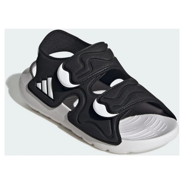 Adidas Altaswim 3 JS2537 Siyah Çocuk Sandalet - Görsel 3