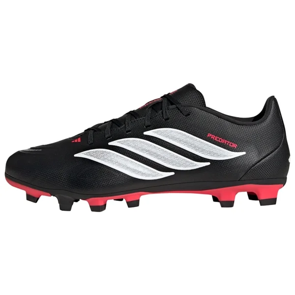 Adidas Predator Club FG/MG JS0350 Siyah-Beyaz-Kırmızı Krampon - Görsel 6