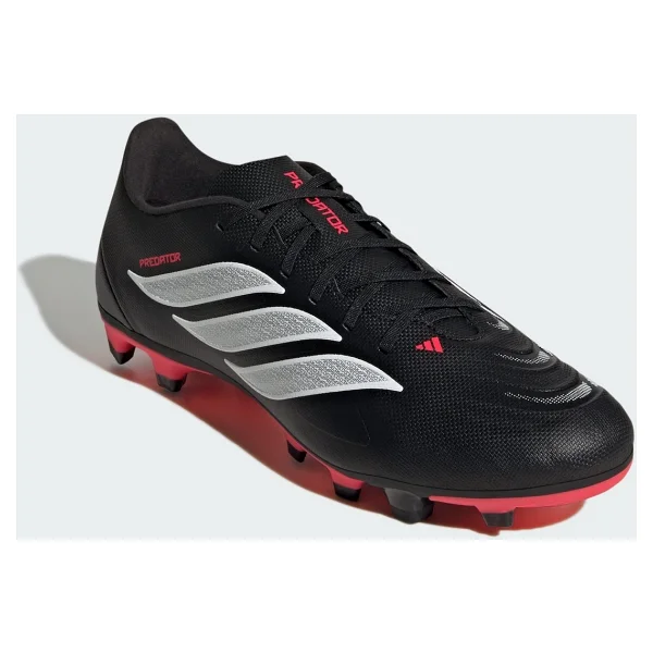 Adidas Predator Club FG/MG JS0350 Siyah-Beyaz-Kırmızı Krampon - Görsel 2