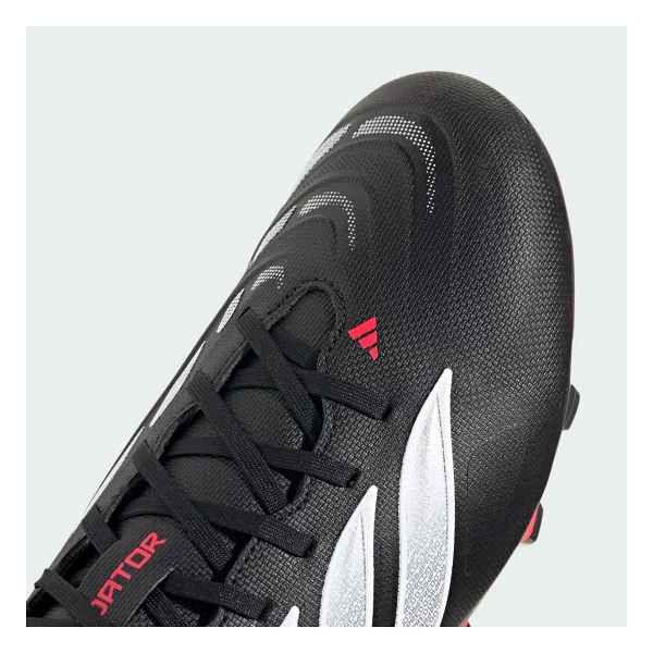 Adidas Predator Club FG/MG JS0350 Siyah-Beyaz-Kırmızı Krampon - Görsel 5