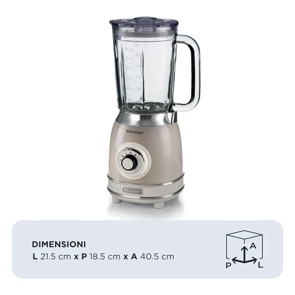 Ariete 583 Vintage 1000 W Bej Cam Blender - Görsel 4