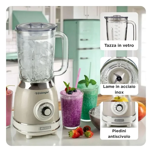 Ariete 583 Vintage 1000 W Bej Cam Blender - Görsel 5