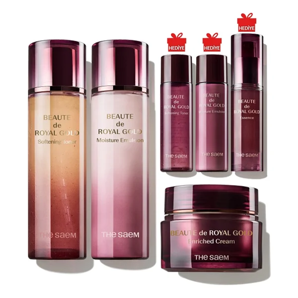 The Saem Beaute De Royal Gold Skin Care 3 Set Ad - Görsel 2