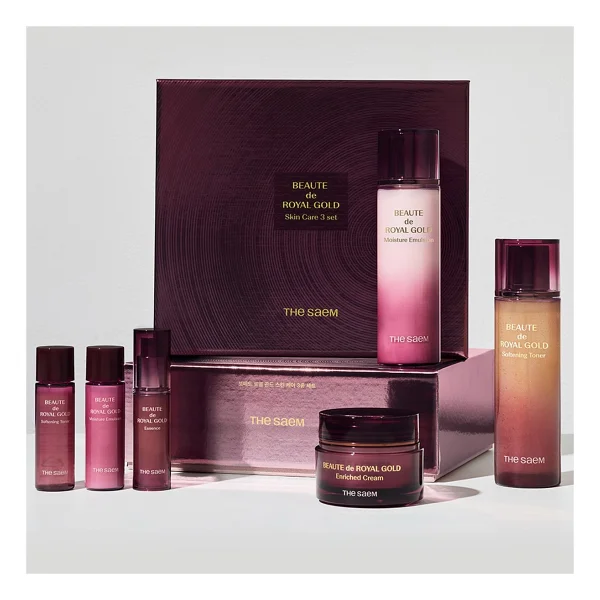 The Saem Beaute De Royal Gold Skin Care 3 Set Ad - Görsel 5