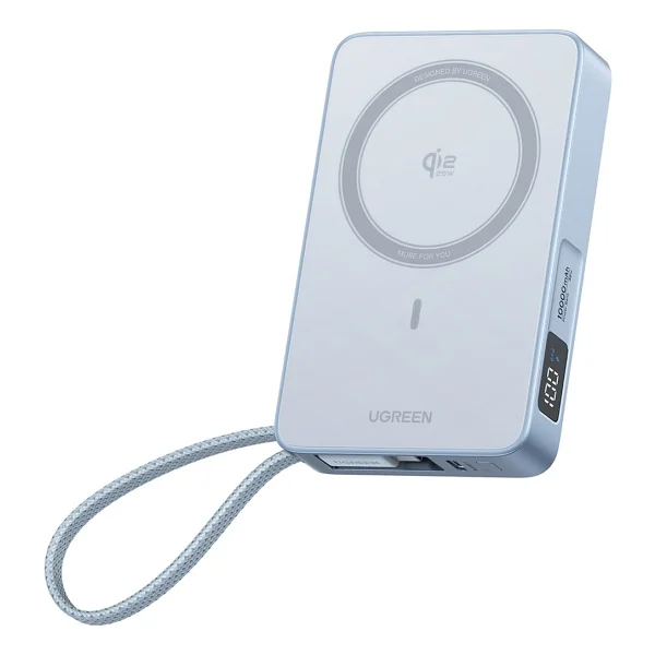 Ugreen MagFlow 10000 mAh Hızlı Şarj MagSafe Powerbank - Görsel 2