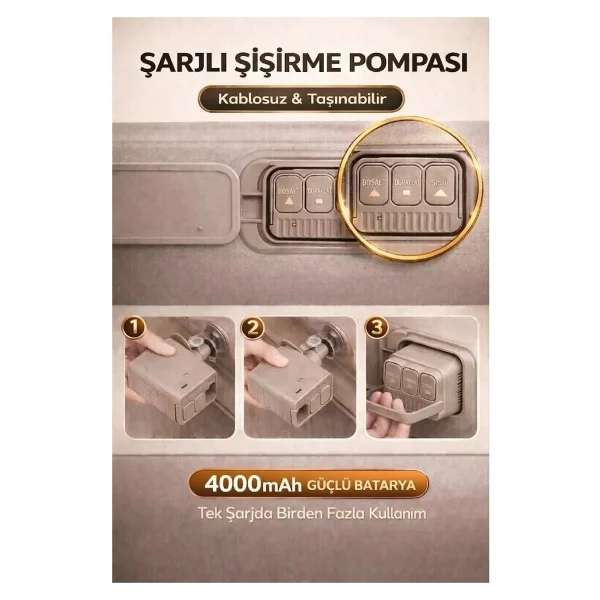 Habl Çift Kişilik Şişme Koltuk - Görsel 4