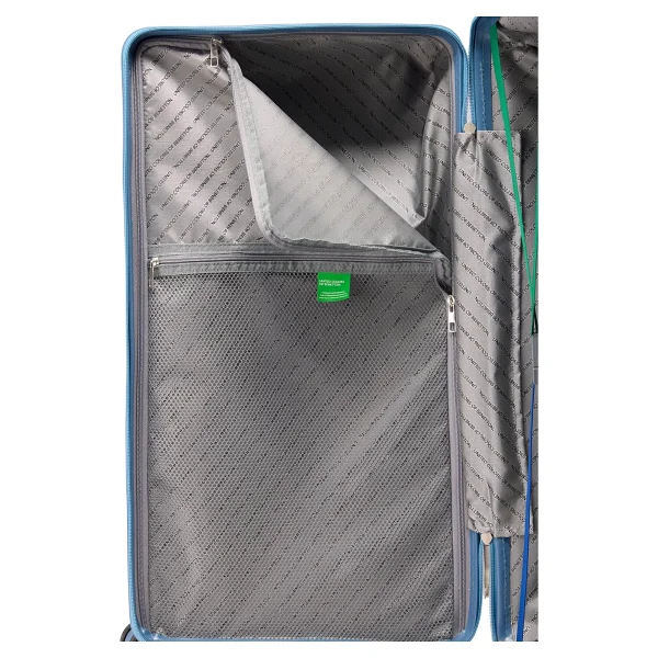 Benetton 14BNT8020-01 Polipropilen Büyük Boy Valiz - Görsel 7