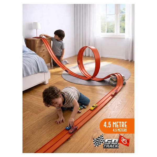 Go Toys Go Track Esnek Yarış Aksiyon Pisti 4.5 mt - Görsel 2