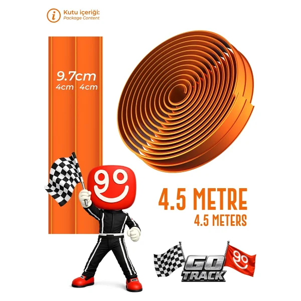 Go Toys Go Track Esnek Yarış Aksiyon Pisti 4.5 mt - Görsel 4