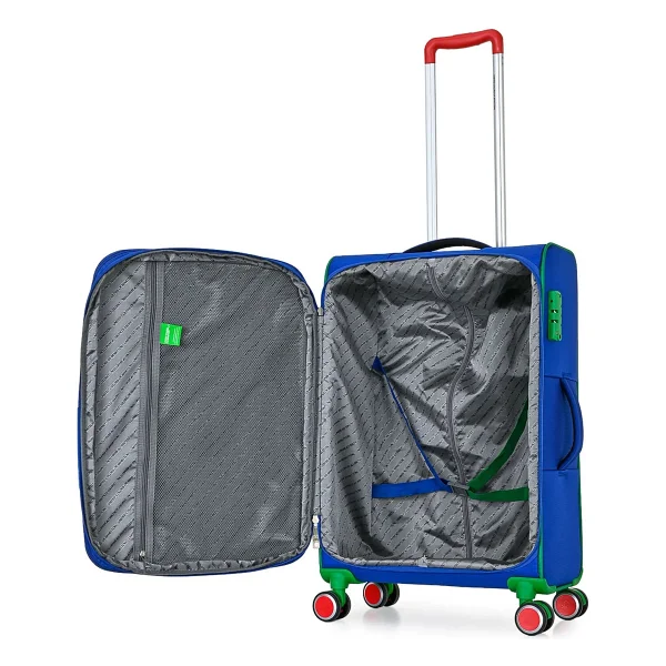 Benetton 14BNT3100-02 Kumaş Orta Boy Valiz - Görsel 5