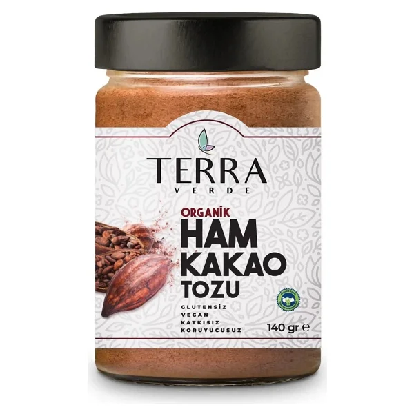 Terra Verde Organik Ham Kakao Tozu 140 gr - Görsel 5