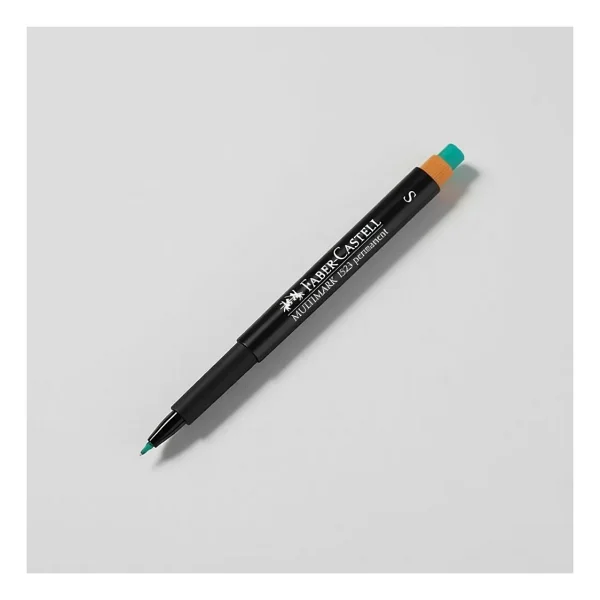 Faber-Castell 1523 S Mavi Permanent Asetat Kalemi - Görsel 6