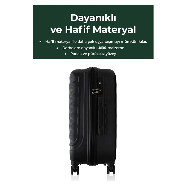 Cotpoly Babil ABS Orta Boy Valiz - Görsel 6