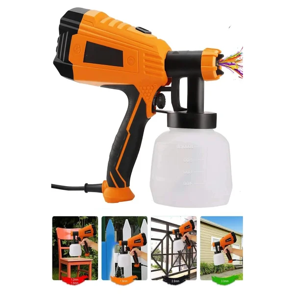 Profesyonel 950 W Sx 6606 Elektrikli Sprey Boya Püskürtme Tabancası Dezenfektan Ilaçlama Makinesi - Görsel 6