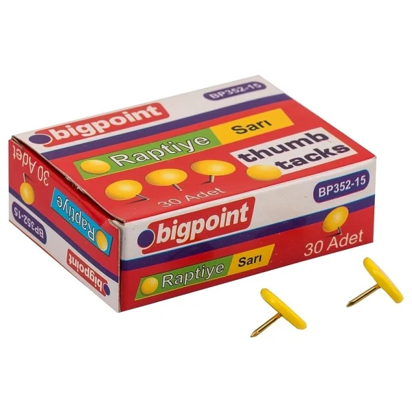 Bigpoint Renklı Raptıye Karısık Renklı - Görsel 6
