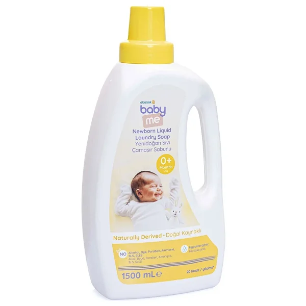 Baby&Me Yenidoğan Çamaşır Sabunu 1500 ml - Görsel 7