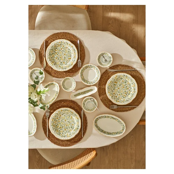 Bella Maison Loren Stoneware 26 Parça 6 Kişilik Kahvaltı Takımı - Görsel 2