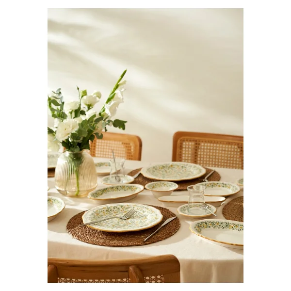 Bella Maison Loren Stoneware 26 Parça 6 Kişilik Kahvaltı Takımı - Görsel 3