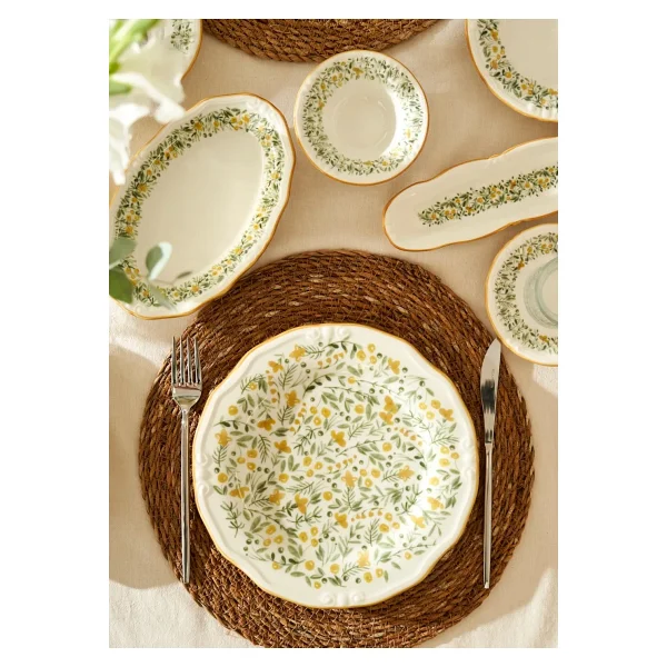 Bella Maison Loren Stoneware 26 Parça 6 Kişilik Kahvaltı Takımı - Görsel 4