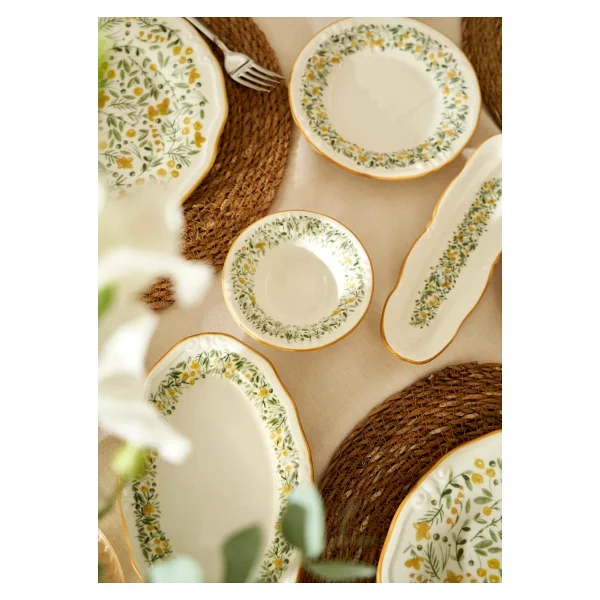 Bella Maison Loren Stoneware 26 Parça 6 Kişilik Kahvaltı Takımı - Görsel 5