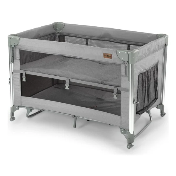 Baby2Go Luna Gri 70x110 cm Anne Yanı Oyun Parkı - Görsel 2