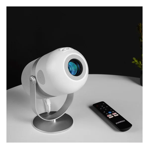 Everest PJ09 4500 Lümen HD Wi-Fi Android Taşınabilir Mini Projeksiyon Cihazı - Görsel 3