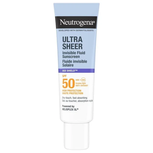Neutrogena Ultra Sheer Age Shield Fluid Yaşlanma Karşıtı 50 ml 50 Faktör Güneş Kremi - Görsel 4