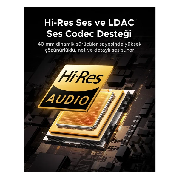 Ugreen Studio Pro HiTune Max 6 ANC Beyaz Kulak Üstü Bluetooth Kulaklık - Görsel 8