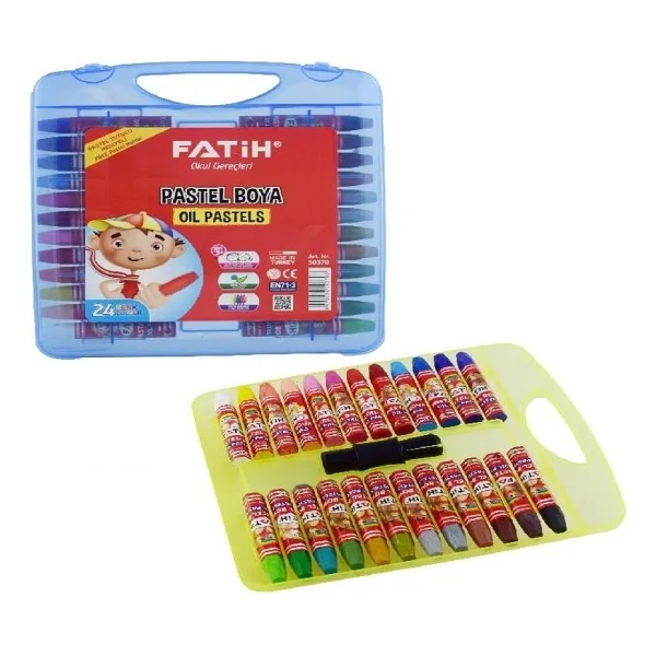 Fatih King Size Çantalı 24'lü Pastel Boya - Görsel 4