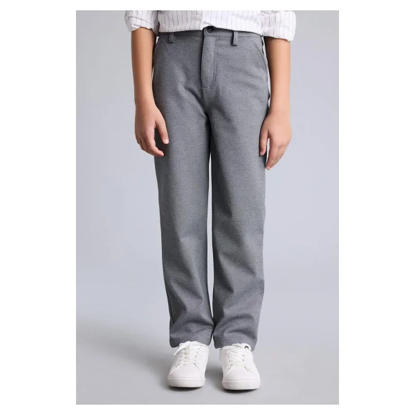 DeFacto Düz Paça Pantolon Erkek ÇOCUK G3837A826SP - Antrasit-AR167 - 9 - 10 Yaş - Görsel 3