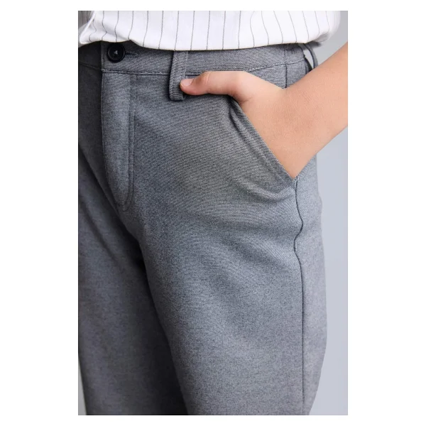 DeFacto Düz Paça Pantolon Erkek ÇOCUK G3837A826SP - Antrasit-AR167 - 9 - 10 Yaş - Görsel 4