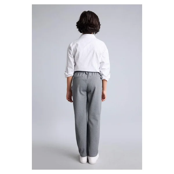 DeFacto Düz Paça Pantolon Erkek ÇOCUK G3837A826SP - Antrasit-AR167 - 9 - 10 Yaş - Görsel 5