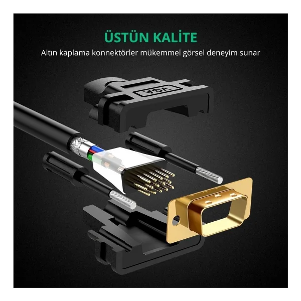 Ugreen 11632 5 m VGA Kablo - Görsel 3