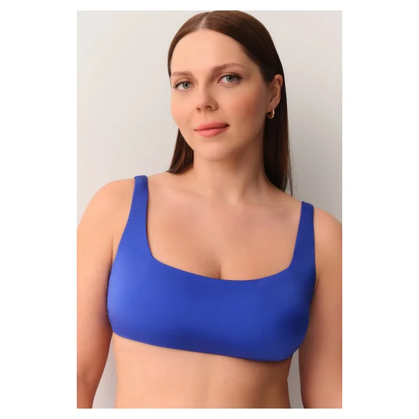 Suwen Curved Bralet Bikini Üst - Görsel 2