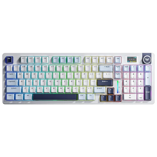 Aula S98 Pro Lacivert RGB %98 Star Vector Switch Kablolu/Kablosuz Mekanik Oyuncu Klavyesi - Görsel 9