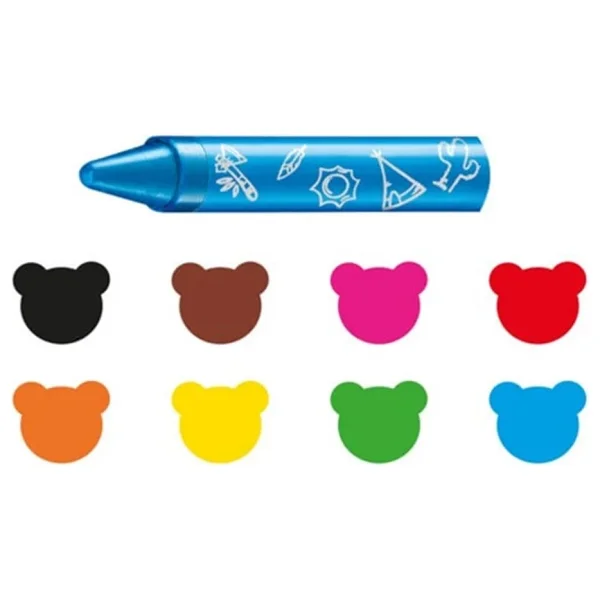 Carioca Baby Wild Jumbo 8'li Pastel Boya - Görsel 4