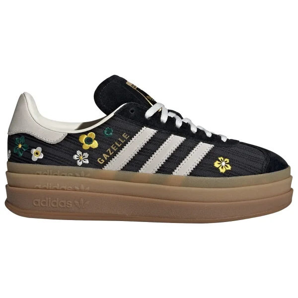 Adidas Gazelle Bold X Liberty London IH1922 Siyah-Beyaz Kadın Spor Ayakkabı - Görsel 6