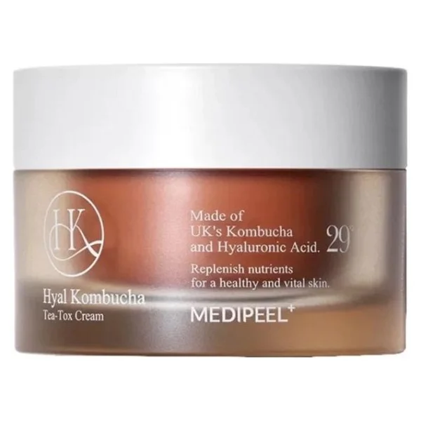 MEDIPEEL Hyal Kombucha Tea-Tox Çift Kremalı Güçlendirici 50 ml Yaşlanma Karşıtı Krem - Görsel 8