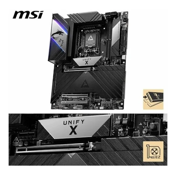 MSI Meg Z890 Unify-X Intel LGA1851 DDR5 ATX Anakart - Görsel 3
