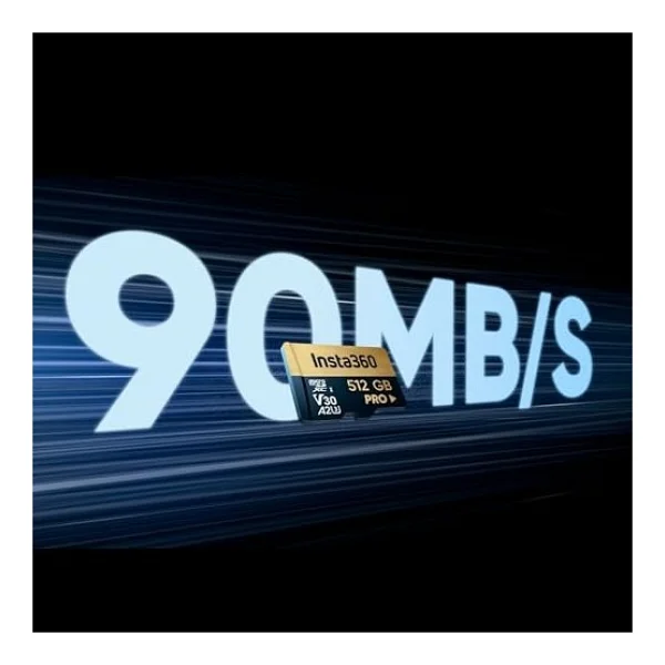 Insta360 Pro UHS-I U3 A2 V30 512 GB Micro SD Kart - Görsel 2