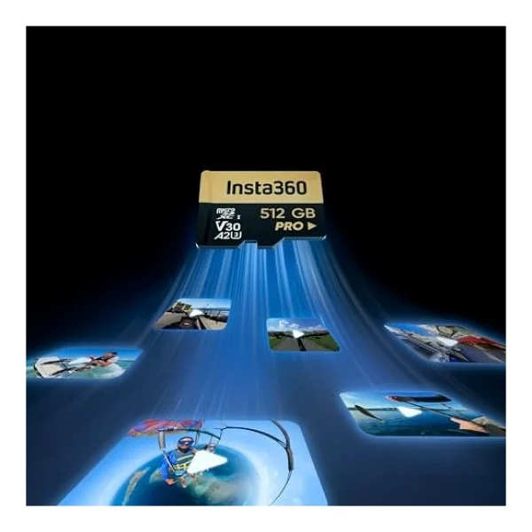 Insta360 Pro UHS-I U3 A2 V30 512 GB Micro SD Kart - Görsel 3