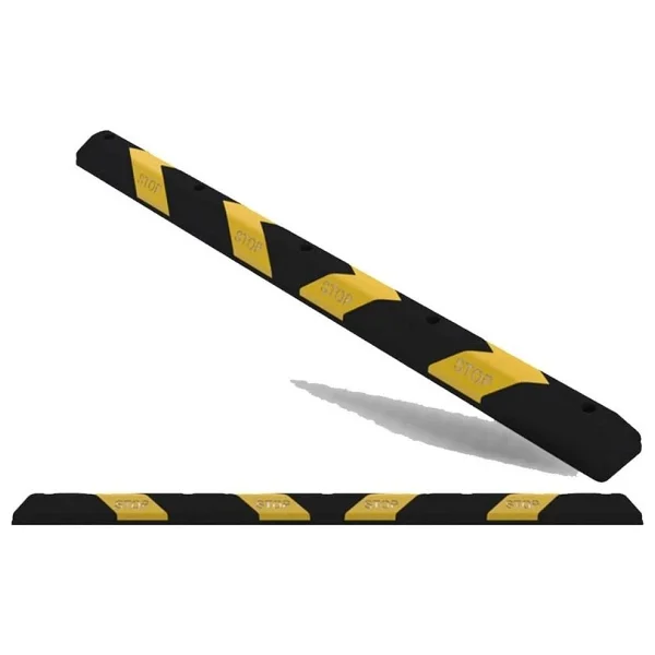 Hayat Trafik Plastik Oto Park Araç Stoperi 190 cm Siyah-Sarı 10'lu Set - Görsel 3