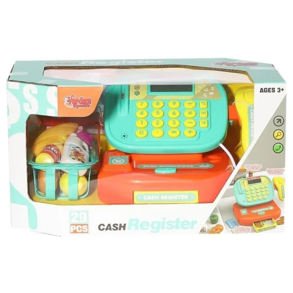 Vardem 29 Parça Işıklı Hesap Makineli Yazar Kasa LS820A57-8 - Görsel 2