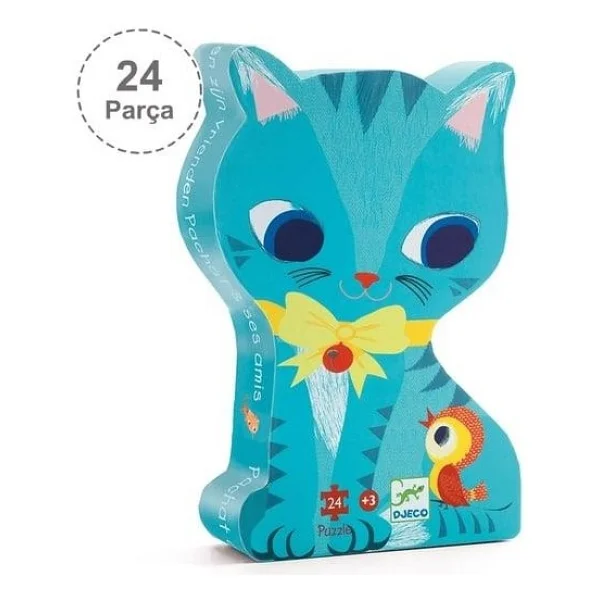 Djeco Dekoratif Puzzle 24 Parça Pachat and His Friends - Görsel 6