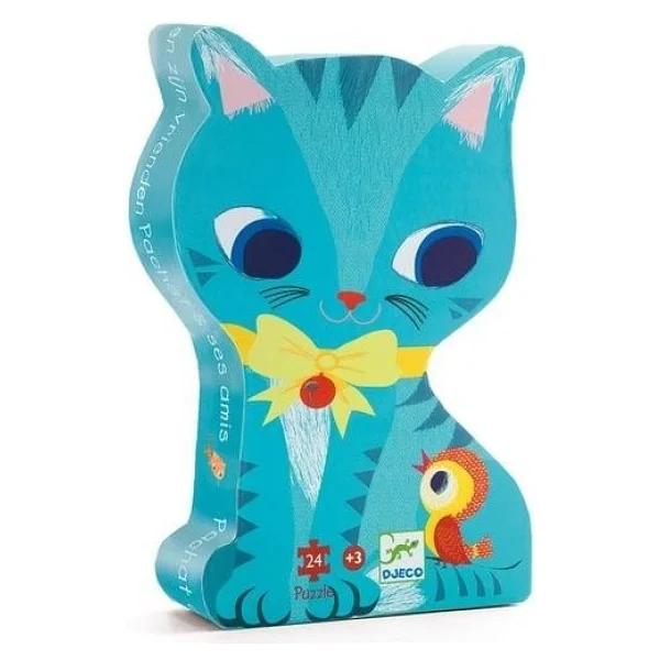 Djeco Dekoratif Puzzle 24 Parça Pachat and His Friends - Görsel 2