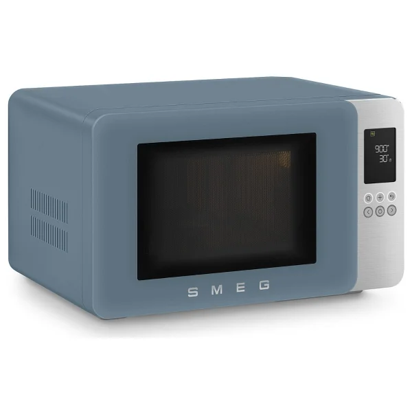 Smeg 4in1 50's Style Retro MOC01SBMEU Mavi 29 lt Mikrodalga Fırın - Görsel 3