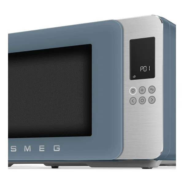 Smeg 4in1 50's Style Retro MOC01SBMEU Mavi 29 lt Mikrodalga Fırın - Görsel 4